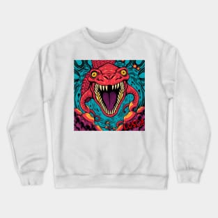 LUSCA – FULL COLOUR – FETERS AND LIMERS – CARIBBEAN FOLKLORE EVENT DJ GEAR Crewneck Sweatshirt
